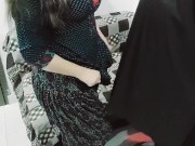 Preview 2 of Pakistani Wife Removing Her Clothes For Husband Than Fucked On Sofa With Hindi Audio