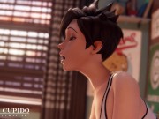Preview 4 of Tracer Chooses the Strap-on Jumping Sports [Grand Cupido]( Overwatch )
