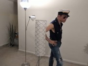 Preview 1 of Undercover Navy Cop Maolo is XXX Hot on Some Guy's Ass!