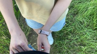 Fucked my stepsister in nature
