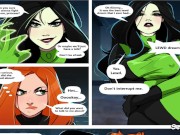 Preview 3 of Kim Possible - Lesbian Threesome with Ron and Shego - Cartoon Comic XXX Parody