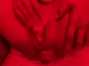 Preview 4 of Monika Fox Sloppy Blowjob & Fisting In Red Room