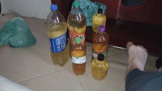 My full colection of bottles with piss / its gonna get bigger 