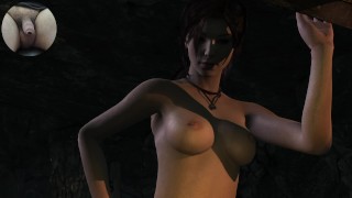 TOMB RAIDER NUDE EDITION COCK CAM GAMEPLAY #8
