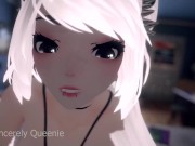 Preview 2 of ASMR - VRChat Stepsister rides your dick and moans into your ear