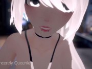 Preview 3 of ASMR - VRChat Stepsister rides your dick and moans into your ear