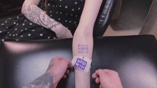 Fucks In Mouth Horny Alt Girl In Tattoo Shop
