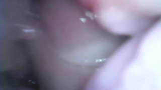Masturbation with a vibrator til g spot orgasm pussy contractions