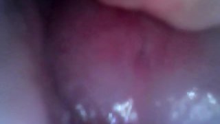 Close-up cum inside pussy