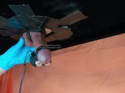 Preview 4 of HANDS FREE COCK MILKING - DRAINING HIS BALLS (HUGE CUMSHOT)