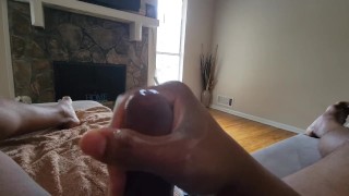 Black Dick Teasing Itself 