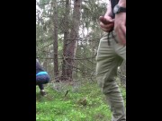 Preview 3 of NSFW Naked TikTok challenge pervert guy in public park
