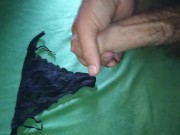 Preview 1 of Jerking off on my wife's panties while she's not at home