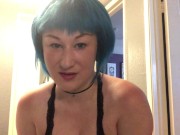 Preview 4 of Ramona Flowers JOI for Scott Pilgrim - Blue Hair Alt Girl Curvy Big Ass Natural Tits
