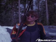 Preview 3 of FalconStudios - Vintage Hairy Hunks Fucking Hard At Ski Resort - Dick Fisk , Chad Benson