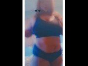 Preview 1 of ☆SEXY CARIBBEAN BBW POSES IN HER BEDROOM ☆TELL ME WHAT YOU'D DO TO ME♡