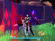 Preview 5 of Raiden Mei Herrscher of Thunder - ryona Honkai Impact 3rd