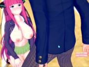 Preview 6 of [Hentai-Spiel Koikatsu! ]Haben Sie Sex mit Big Titten 5 toubun no hanayome Nin○ Nakano.3DCG Erotisch