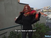 Preview 3 of Public Agent Hot Redhead with a Fantastic Bubble Butt Fucked by a Stranger