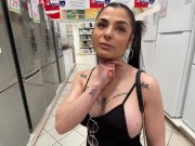 Preview 2 of CREAMPIE public bathroom CATCH US!! [Complete video]