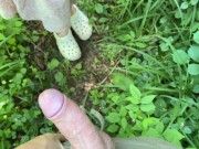 Preview 5 of PUBLIC FUCKED IN THE FOREST AND CUM ON MY TITS