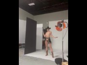 Preview 5 of Roxanna Redfoot full nude photoshoot behind the scenes - onlyfans/RoxannaRedfoot for more!
