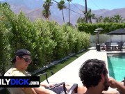 Preview 1 of FamilyDick - Wholesome Backyard Pool Party That Turns Into Gangbang Fun By The Pool