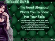Preview 1 of [Audio Roleplay] The Head Lifeguard Wants You To Show Her Your Skills [Cum On My Big Tits]