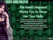 Preview 2 of [Audio Roleplay] The Head Lifeguard Wants You To Show Her Your Skills [Cum On My Big Tits]