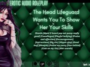 Preview 4 of [Audio Roleplay] The Head Lifeguard Wants You To Show Her Your Skills [Cum On My Big Tits]