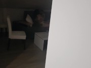 Preview 3 of Husband peeping to watch me and my lover fuck in our martial bed :)