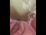 Preview 3 of Horny in the tub playing with my pussy