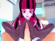 Preview 4 of Hentai POV Feet Draculaura Monster High