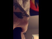 Preview 5 of Rubbing my cock until cum shoots out on my stomach. :)