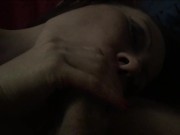 Preview 2 of Cum In Mouth Close up - Amateur Blowjob