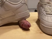 Preview 3 of Lia - Cum under my airforce with Zigarette!