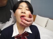 Preview 2 of kinky Japanese girl with black hair licks mans ass and feet then gets orgasm seven times in cowgirl
