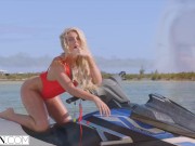Preview 1 of VIXEN Lifeguard Allie hooks up with guest on private beach