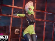 Preview 6 of Lord Dominator Sex Machine Deep Anal with Belly Bulge and Cumflation 3d animation with sound