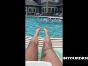Preview 6 of POV TOES AT THE POOL - LAYOUT IN THE SUN