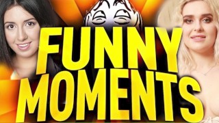 Youtube xxx Strip Game - Read rap on a vibrator Funny Moments - Katty West & Eva Stone