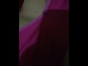 Preview 2 of Delhi Desi Newly Married Wife Boobs & cuckold Fantasy Dm dirty hindi talking
