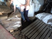 Preview 4 of fucking my step sister in a farm (almost caught)