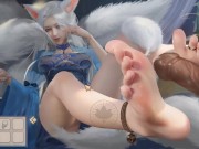 Preview 1 of Fairy Biography - Part 3 Sex Scenes - Wolf Furry Goddness Babe Footjob By LoveSkySanHentai