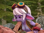Preview 2 of LOL Yordle Sucking A Big Cock