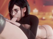 Preview 3 of Cute Tifa Sucking Cock
