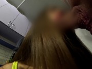 Preview 4 of Risky Kitchen Sex With 18 Year Old Girl While Her Parents Relax In The Next Room 4K