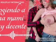 Preview 2 of [DEMO] Mama decente caliente y excitada chupa pija y gime | Roleplay Interactivo | Audio Only