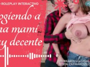 Preview 3 of [DEMO] Mama decente caliente y excitada chupa pija y gime | Roleplay Interactivo | Audio Only