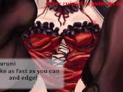 Preview 5 of Kurumi teaches you how to ruin orgasm Hentai JOI CBT CEI (Hard Femdom/Humiliation Feet BDSM)